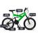 Bicicleta Gps Aro 20 Dupla Suspensão 21 Marchas Colli Verde