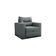 Sofa Cama Poltrona 1 Lugar Solteiro 0,90 Larg Marissol Matrix Suede Cinza