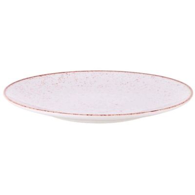 Jogo 12 Pratos Rasos Tramontina Rústico Marrom Porcelana 28cm Restaurante Mesa Posta
