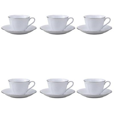 Jogo de xícaras para café Noritake Princess Bouquet 6 peças