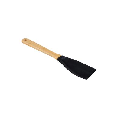 Espátula Silicone e Bamboo Preto