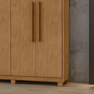 Guarda Roupa Casal 6 Portas áries Lopas Amêndoa Amêndoa