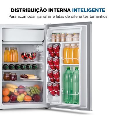 Frigobar Mondial 120L Porta Reversível Branco FGB-01-W120 127V