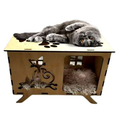 Brinquedo Para Gatos Em Mdf