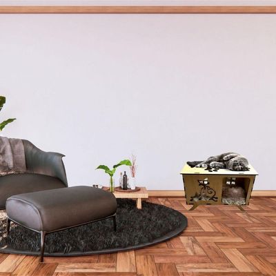 Brinquedo Para Gatos Em Mdf