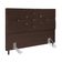 Cabeceira Cama Casal 140 Cm Camboriú Suede Marrom E-frame