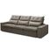 Sofá Retrátil Reclinável Para Sala 4 Lugares 290cm Aires F04 Veludo Marrom Claro - Lyam Decor