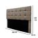 Cabeceira Estofada Cama Box Casal 160 Cm Ananda Suede Cappuccino