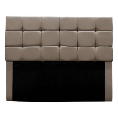 Cabeceira Estofada Cama Box Casal 160 Cm Ananda Suede Cappuccino