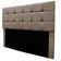 Cabeceira Estofada Cama Box Casal 160 Cm Ananda Suede Cappuccino