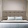 Cabeceira Estofada Cama Box Casal 160 Cm Ananda Suede Cappuccino