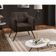 Kit 2 Poltronas Decorativa Bia Couro Marrom