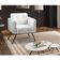 Kit 2 Poltronas Decorativa Bia Couro Branco