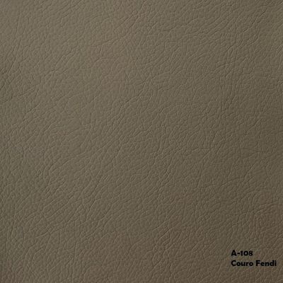 Kit 02 Poltronas Decorativa Couro Fendi
