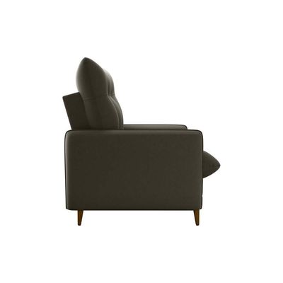 Poltrona De Amamentação Com Puff Luxo Confortável Montreal Matrix Suede Capuccino