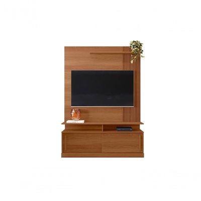 Painel Home Chicago P- Tvs Até 60'' 2 Portas C- Prateleira - Jequitiba