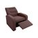 Poltrona Do Papai Reclinável Classic Matrix Suede Marrom