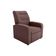 Poltrona Do Papai Reclinável Classic Matrix Suede Marrom