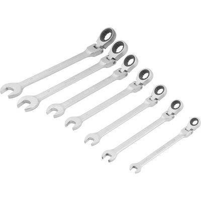 Jogo de chaves combinadas com catraca articulada 80 mm a 190 mm com 7 peças VONDER