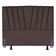 Cabeceira Cama Box King 195 Cm Vivian Em Corino Com Frame Marrom
