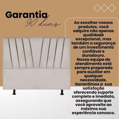 Cabeceira Cama Box Solteiro 90 Cm Vivian Em Corino Com Frame Marrom
