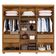 Guarda Roupa Lisboa 6 Portas Ripado 4 Gavetas 10 Prateleiras Cinamomo 2 Portas Off