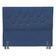 Cabeceira Estofada Solteiro 90 Cm Laís Com Frame Suede Azul Marinho