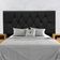 Cabeceira De Cama Box King 195 Cm Mariana Com Frame Suede Preto