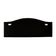 Cabeceira King Curva Luxo 193x60 Suede Cinza - Tachas Fumê