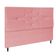 Cabeceira Cama Solteira 90 Cm Virgínia Suede Rosa