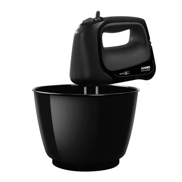 Batedeira Mini Chef Portátil Arno HM01 Preto 127v 110V
