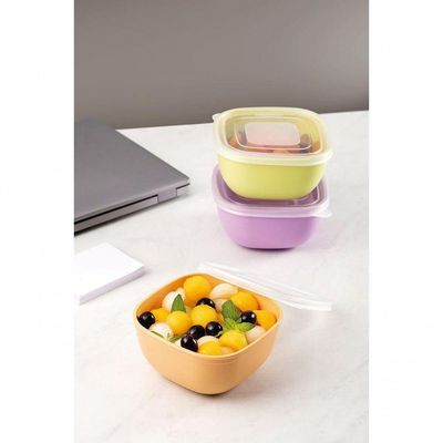 Pote Em Polipropileno Com Tampa Transparente 600 Ml Cores Diversas Mixcolor Tramontina
