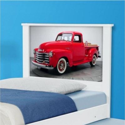 Cama Bibox Solteiro Carro Classic Red Com Colchões