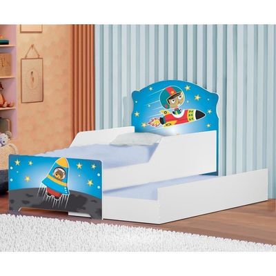 Bicama Infantil Uly Astronauta E Foguete Com Colchões