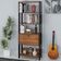 Estante para Livros 1 Porta Basculante 4 Prateleiras Artely