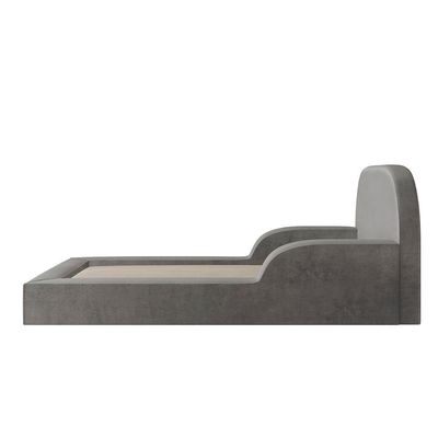 Cama Colchão Montessoriana Infantil Proteção Lateral Balaqui Cinza Grafite