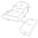 Cama Colchão Montessoriana Infantil Proteção Lateral Balaqui - Cinza Claro