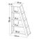 Kit 2 Estante Multiuso Decorativa 5 Prateleiras Stela A06 Freijó - Mpozenato