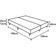 Cama Box Queen 158 Bipartido Bello Box - Tecido Sintético Branco