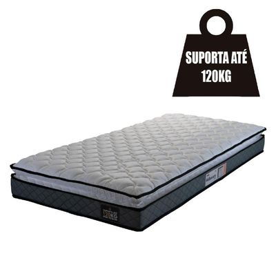 Cama Box Baú Solteiro Colchão Espuma D33 Pillow 88x188x60
