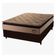 Cama Box Casal Colchão Espuma D33 Pillow Top Van Gogh Marrom