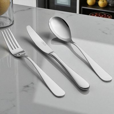 Faqueiro em aço inox Saint James New Breeze 101 Peças: Modernidade e leveza para a sua mesa