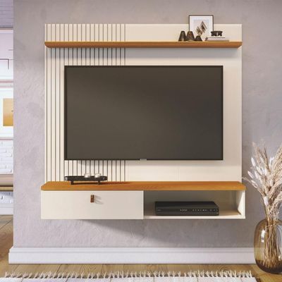Conjunto íris C/ Mesa De Centro Frizz Cinamomo/off-white