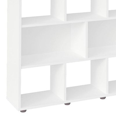 Estante Livreiro 10 Nichos 109x91 Cm Branco Arly Branco