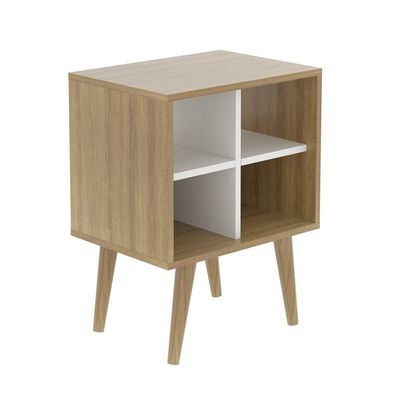 Mesa De Apoio Amêndoa/off White