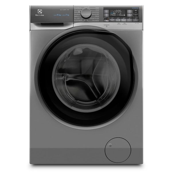 Lava e Seca Electrolux 11Kg Inox Perfect Care Inverter com Água Quente/Vapor (LSW11) 127V