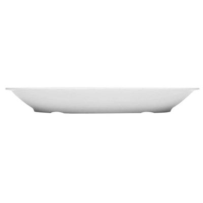 Kit 5 Travessas Melamina Branca 45x24x5cm Wolff Bandeja Forma Oval Mesa Posta Buffet