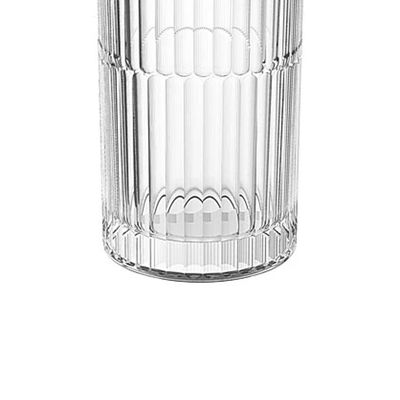 Jogo de copos altos em cristal borda dourada L'Hermitage Pisa 370ml 6 peças