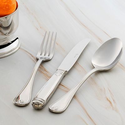 Faqueiro em aço inox Saint James Pérola 130 peças: Requinte e sofisticação para sua mesa