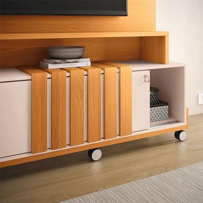 Estante Home Theater Ambiente Bold Cinamomo Off White - Hb Móveis